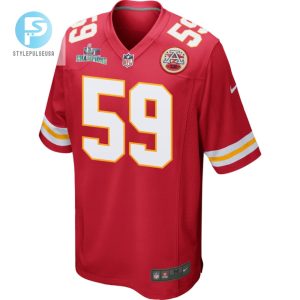 Joshua Kaindoh 59 Kansas City Chiefs Super Bowl Lvii Champions Men Game Jersey Red stylepulseusa 1 2