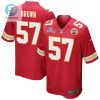 Orlando Brown 57 Kansas City Chiefs Super Bowl Lvii Champions Men Game Jersey Red stylepulseusa 1