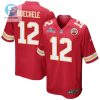 Shane Buechele 12 Kansas City Chiefs Super Bowl Lvii Champions Men Game Jersey Red stylepulseusa 1