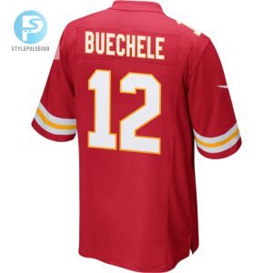 Shane Buechele 12 Kansas City Chiefs Super Bowl Lvii Champions Men Game Jersey Red stylepulseusa 1 1