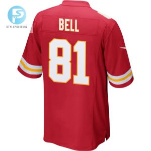 Blake Bell 81 Kansas City Chiefs Super Bowl Lvii Champions Men Game Jersey Red stylepulseusa 1 1