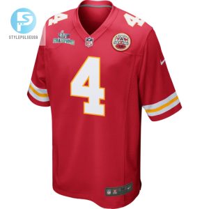 Chad Henne 4 Kansas City Chiefs Super Bowl Lvii Champions Men Game Jersey Red stylepulseusa 1 2