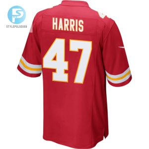 Darius Harris 47 Kansas City Chiefs Super Bowl Lvii Champions Men Game Jersey Red stylepulseusa 1 1