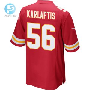 George Karlaftis 56 Kansas City Chiefs Super Bowl Lvii Champions Men Game Jersey Red stylepulseusa 1 1