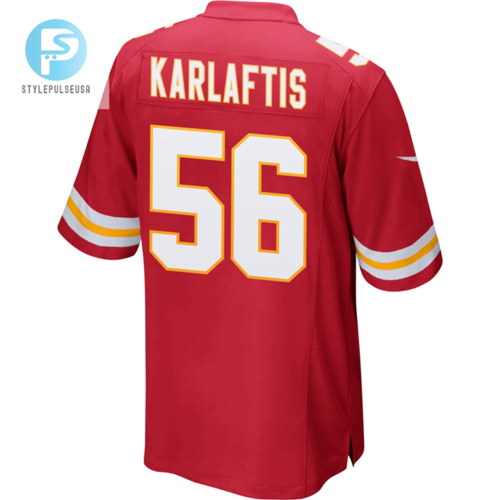 George Karlaftis 56 Kansas City Chiefs Super Bowl Lvii Champions Men Game Jersey  Red 