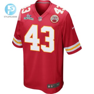 Jack Cochrane 43 Kansas City Chiefs Super Bowl Lvii Champions Men Game Jersey Red stylepulseusa 1 2