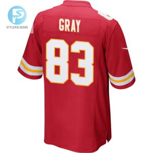 Noah Gray 83 Kansas City Chiefs Super Bowl Lvii Champions Men Game Jersey Red stylepulseusa 1 1