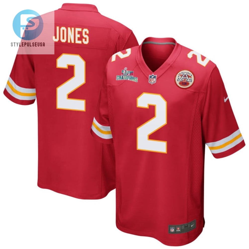 Ronald Jones 2 Kansas City Chiefs Super Bowl Lvii Champions Men Game Jersey Red stylepulseusa 1