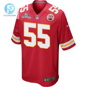 Frank Clark 55 Kansas City Chiefs Super Bowl Lvii Champions Men Game Jersey Red stylepulseusa 1 2