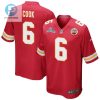 Bryan Cook 6 Kansas City Chiefs Super Bowl Lvii Champions Men Game Jersey Red stylepulseusa 1