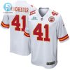 James Winchester 41 Kansas City Chiefs Super Bowl Lvii Champions Men Game Jersey White stylepulseusa 1