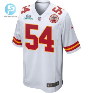 Leo Chenal 54 Kansas City Chiefs Super Bowl Lvii Champions Men Game Jersey White stylepulseusa 1 2