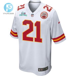 Trent Mcduffie 21 Kansas City Chiefs Super Bowl Lvii Champions Men Game Jersey White stylepulseusa 1 2