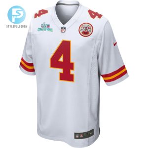 Chad Henne 4 Kansas City Chiefs Super Bowl Lvii Champions Men Game Jersey White stylepulseusa 1 2