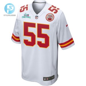 Frank Clark 55 Kansas City Chiefs Super Bowl Lvii Champions Men Game Jersey White stylepulseusa 1 2