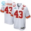 Jack Cochrane 43 Kansas City Chiefs Super Bowl Lvii Champions Men Game Jersey White stylepulseusa 1