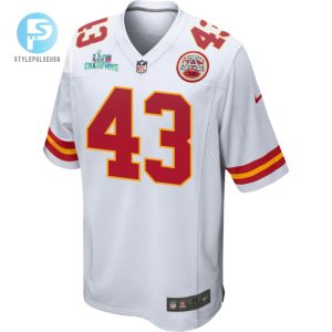 Jack Cochrane 43 Kansas City Chiefs Super Bowl Lvii Champions Men Game Jersey White stylepulseusa 1 2