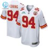 Malik Herring 94 Kansas City Chiefs Super Bowl Lvii Champions Men Game Jersey White stylepulseusa 1