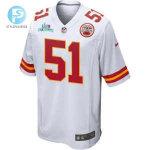 Mike Danna 51 Kansas City Chiefs Super Bowl Lvii Champions Men Game Jersey White stylepulseusa 1 2