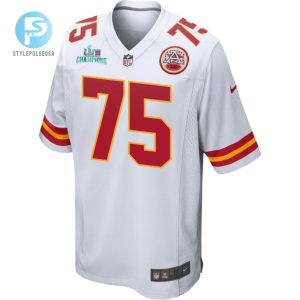 Darian Kinnard 75 Kansas City Chiefs Super Bowl Lvii Champions Men Game Jersey White stylepulseusa 1 2