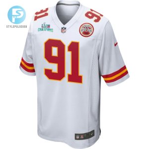 Derrick Nnadi 91 Kansas City Chiefs Super Bowl Lvii Champions Men Game Jersey White stylepulseusa 1 2