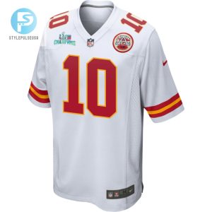 Isiah Pacheco 10 Kansas City Chiefs Super Bowl Lvii Champions Men Game Jersey White stylepulseusa 1 2