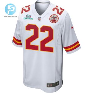 Juan Thornhill 22 Kansas City Chiefs Super Bowl Lvii Champions Men Game Jersey White stylepulseusa 1 2