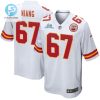 Lucas Niang 67 Kansas City Chiefs Super Bowl Lvii Champions Men Game Jersey White stylepulseusa 1