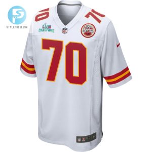 Prince Tega Wanogho 70 Kansas City Chiefs Super Bowl Lvii Champions Men Game Jersey White stylepulseusa 1 2