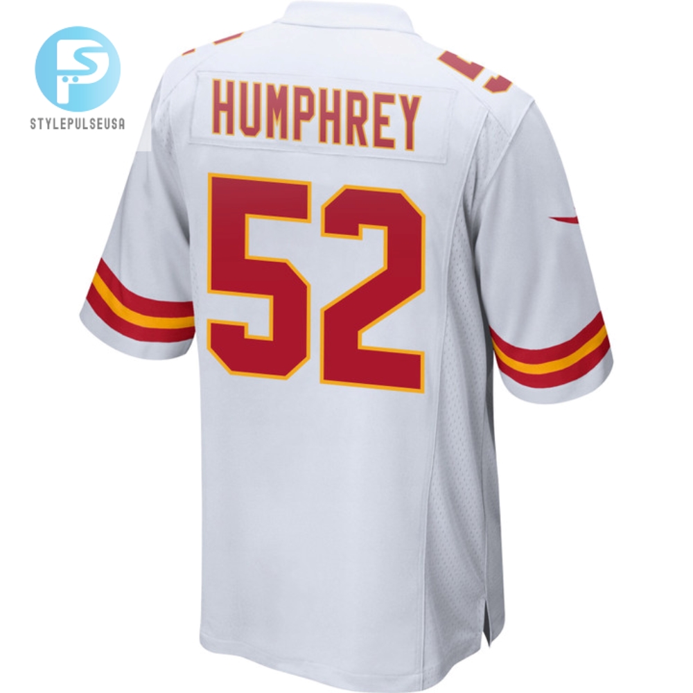Creed Humphrey 52 Kansas City Chiefs Super Bowl Lvii Champions Men Game Jersey  White 