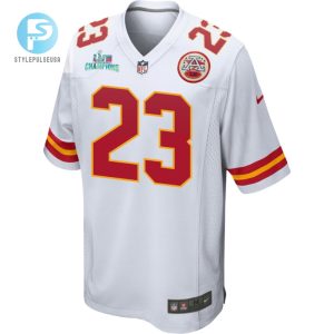 Joshua Williams 23 Kansas City Chiefs Super Bowl Lvii Champions Men Game Jersey White stylepulseusa 1 2