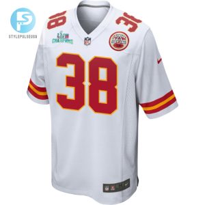 Ljarius Sneed 38 Kansas City Chiefs Super Bowl Lvii Champions Men Game Jersey White stylepulseusa 1 2