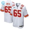 Trey Smith 65 Kansas City Chiefs Super Bowl Lvii Champions Men Game Jersey White stylepulseusa 1