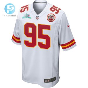 Chris Jones 95 Kansas City Chiefs Super Bowl Lvii Champions Men Game Jersey White stylepulseusa 1 2