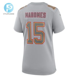 Patrick Mahomes 15 Kansas City Chiefs Women Super Bowl Lvii Patch Atmosphere Fashion Game Jersey Gray stylepulseusa 1 2