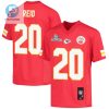 Justin Reid 20 Kansas City Chiefs Super Bowl Lvii Champions Youth Game Jersey Red stylepulseusa 1