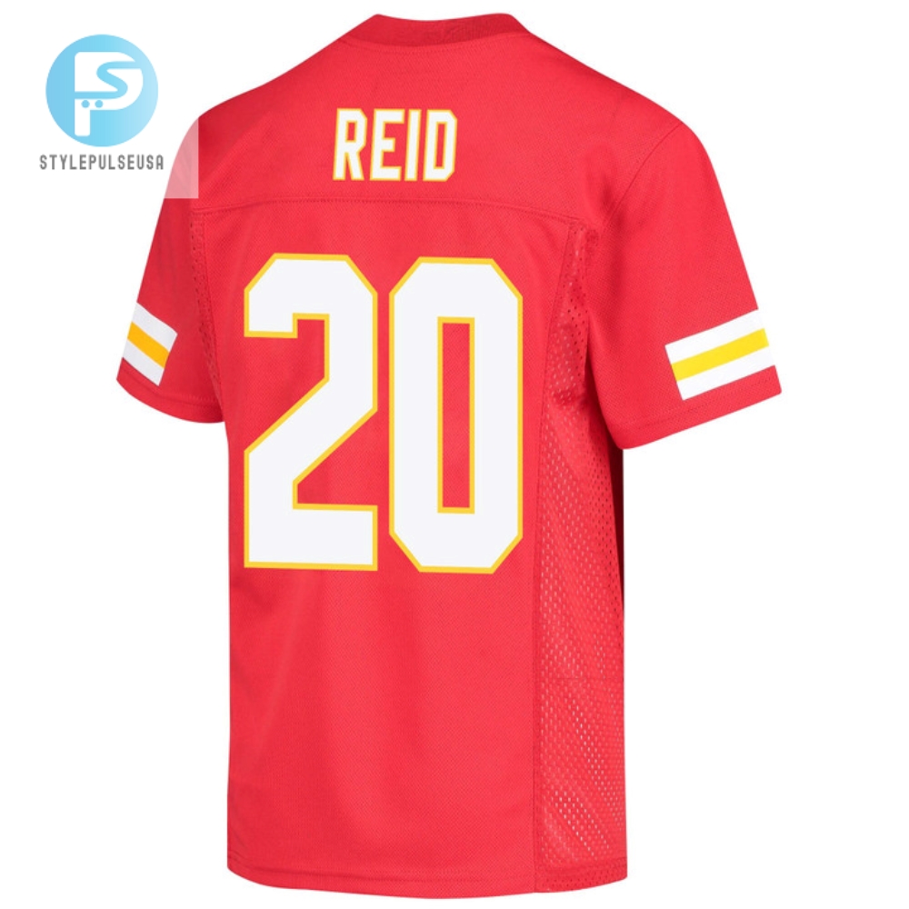 Justin Reid 20 Kansas City Chiefs Super Bowl Lvii Champions Youth Game Jersey  Red 