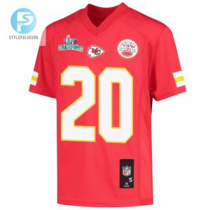 Justin Reid 20 Kansas City Chiefs Super Bowl Lvii Champions Youth Game Jersey Red stylepulseusa 1 2