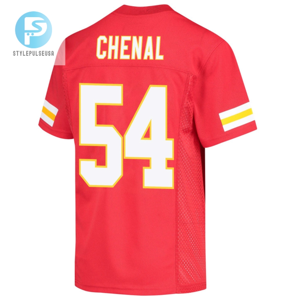 Leo Chenal 54 Kansas City Chiefs Super Bowl Lvii Champions Youth Game Jersey  Red 