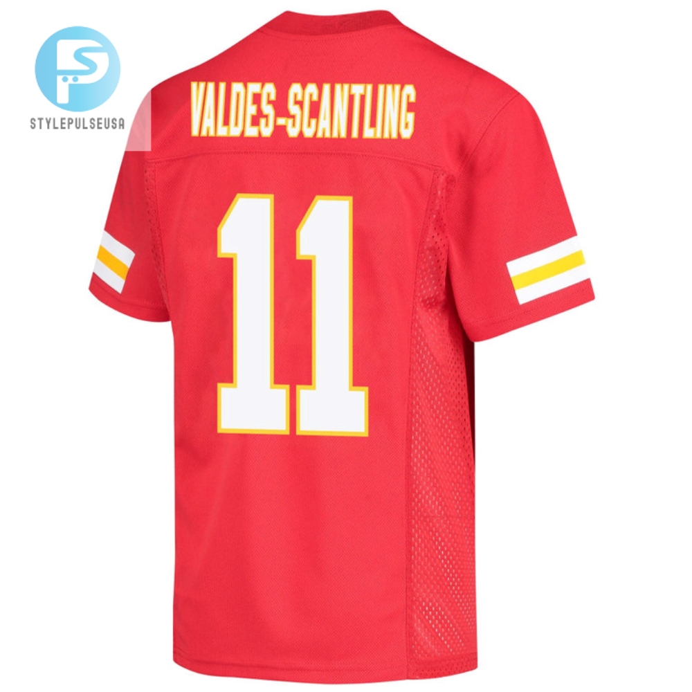 Marquez Valdesscantling 11 Kansas City Chiefs Super Bowl Lvii Champions Youth Game Jersey  Red 
