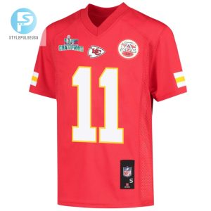 Marquez Valdesscantling 11 Kansas City Chiefs Super Bowl Lvii Champions Youth Game Jersey Red stylepulseusa 1 2