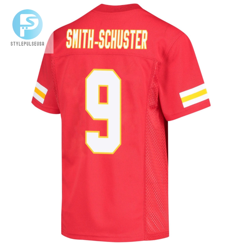 Juju Smithschuster 9 Kansas City Chiefs Super Bowl Lvii Champions Youth Game Jersey  Red 