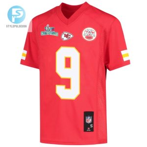 Juju Smithschuster 9 Kansas City Chiefs Super Bowl Lvii Champions Youth Game Jersey Red stylepulseusa 1 2