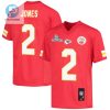 Ronald Jones 2 Kansas City Chiefs Super Bowl Lvii Champions Youth Game Jersey Red stylepulseusa 1