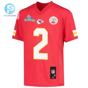 Ronald Jones 2 Kansas City Chiefs Super Bowl Lvii Champions Youth Game Jersey Red stylepulseusa 1 2