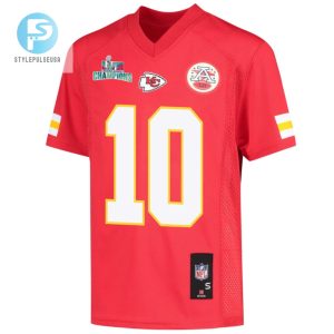 Isiah Pacheco 10 Kansas City Chiefs Super Bowl Lvii Champions Youth Game Jersey Red stylepulseusa 1 2