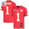 Jerick Mckinnon 1 Kansas City Chiefs Super Bowl Lvii Champions Youth Game Jersey Red stylepulseusa 1