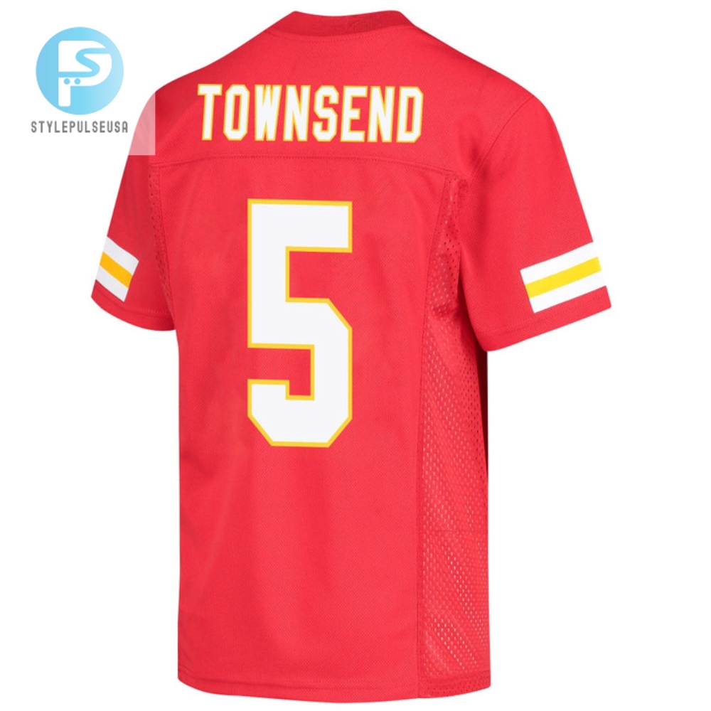 Tommy Townsend 5 Kansas City Chiefs Super Bowl Lvii Champions Youth Game Jersey  Red 