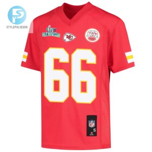 Brandon Williams 66 Kansas City Chiefs Super Bowl Lvii Champions Youth Game Jersey Red stylepulseusa 1 2