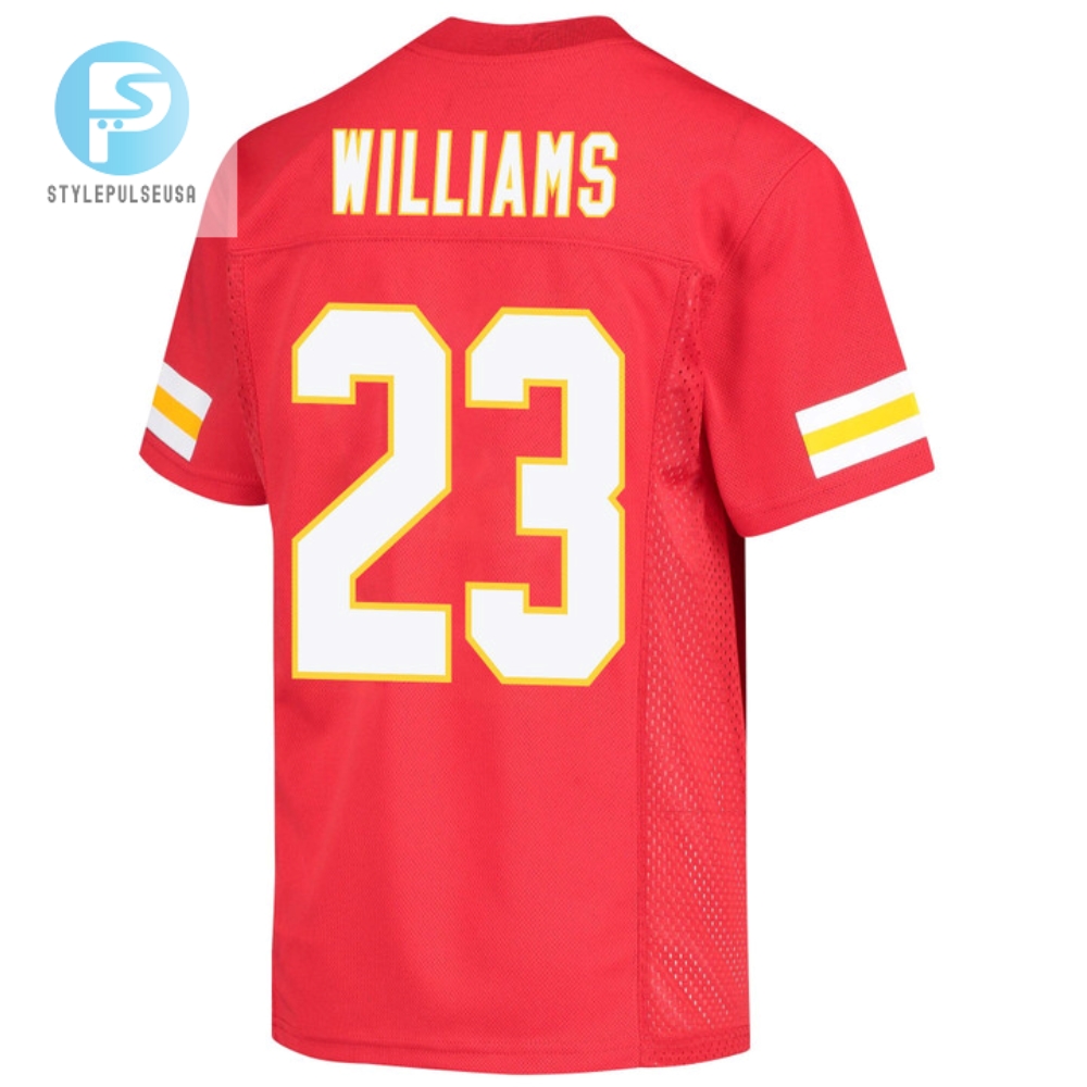 Joshua Williams 23 Kansas City Chiefs Super Bowl Lvii Champions Youth Game Jersey  Red 